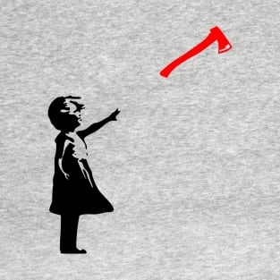 The Axe Shoppe | Banksy Axe Girl T-Shirt